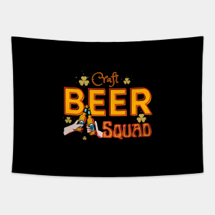 Craft beer squad st Patricks day Tapestry