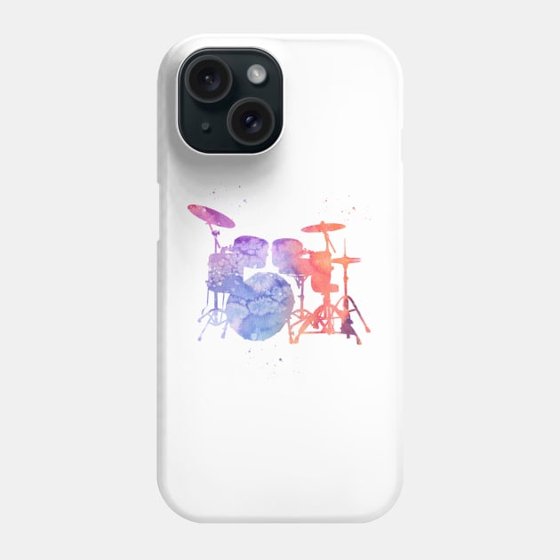 Drums Phone Case by erzebeth