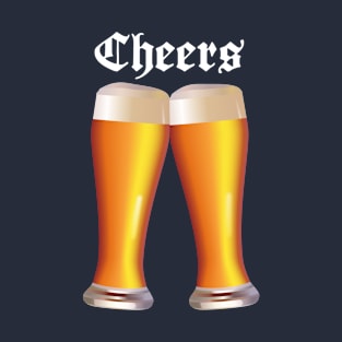 Cheers Wheat Beer Oktoberfest Tent BBQ Grill Festivals Gift T-Shirt