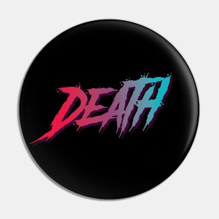 Death typography design Pin