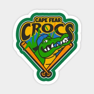 Defunct Cape Fear Crocs Baseball Team Magnet