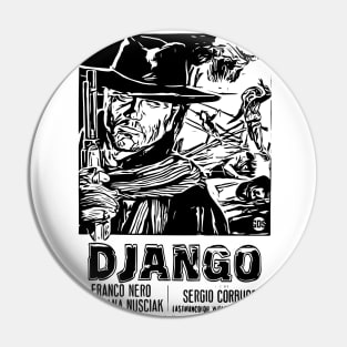 Django, vintage movie Pin