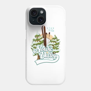 Nordic Valley Utah Ski logo Phone Case