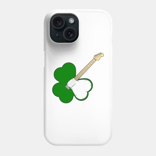 sham-rock on blue Phone Case