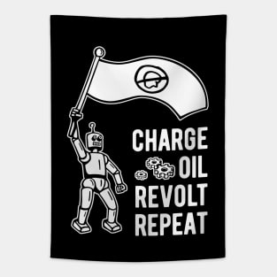 Charge Oil Revolt Repeat - 2 Tapestry