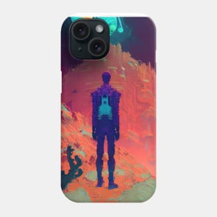 City In A Cosmic Desert Phone Case