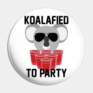 Koalafied to Party Pin