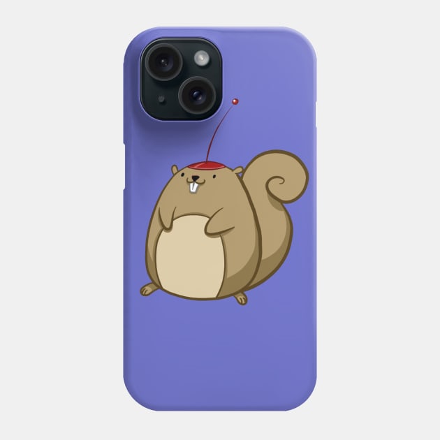 fat squirrel Phone Case by dakzper