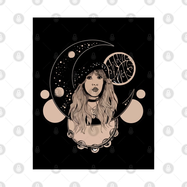 Stevie Nicks Moon by woleswaeh