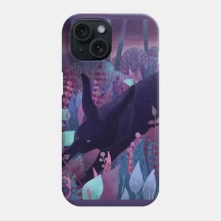 Follow The Black Rabbit Phone Case