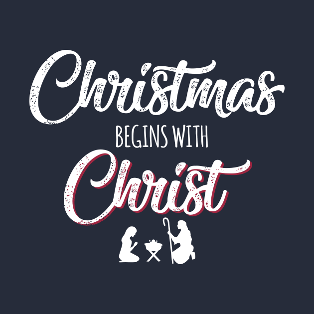 Christmas Begins With Christ by artística