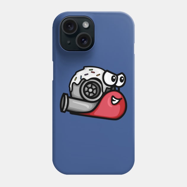 Turbo Snail - Red and White Donut Phone Case by hoddynoddy