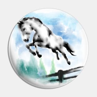 Jumping Horse Pin