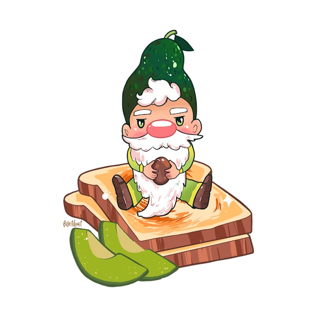 Avocado Gnome by paintdust