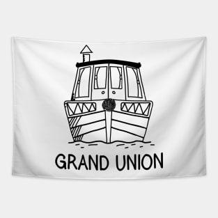 Grand Union Canal Boat Narrowboat Tapestry