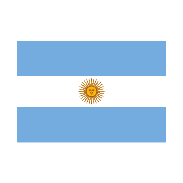Argentina National Flag by Culture-Factory