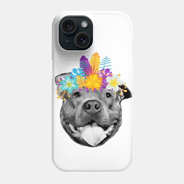 Cute Pitbull Phone Case by PrettyPittieShop