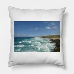 Perran Bay, Cornwall Pillow