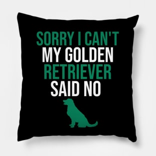 Sorry I can't my golden retriever said no Pillow