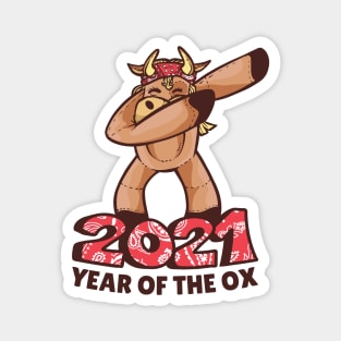 2021 Year Of The Ox Magnet