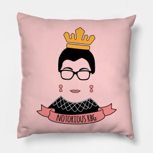 Notorious RBG Feminist for Ruth Bader Ginsburg Fan Pillow