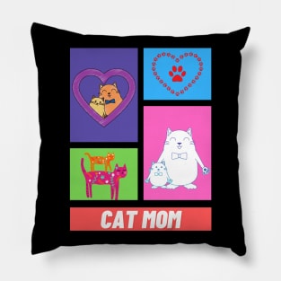 Mom Cat Pillow