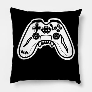 Halloween gamer monster Mr. Controller for geek Pillow