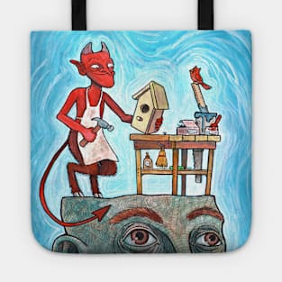 An Idle Mind Is The Devil's Workshop Tote