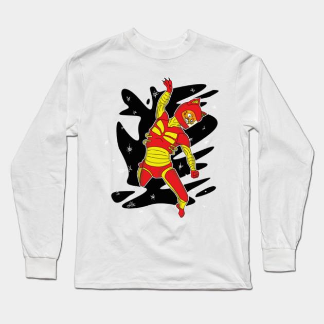Iron Cat In Space Ironcatinspace Long Sleeve T Shirt Teepublic