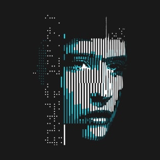 digital face 002 T-Shirt