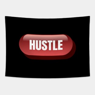 Hustle Button Tapestry