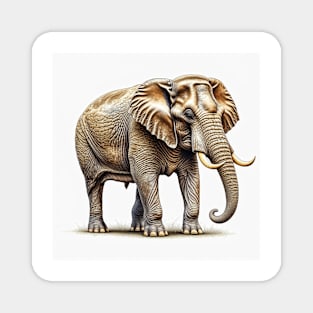 Elephant Portrait E Magnet