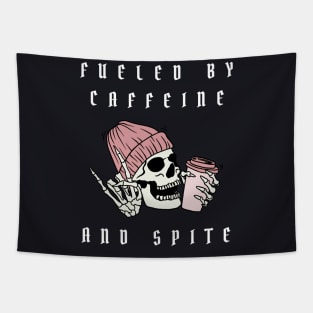 fueled by caffeine and spite Tapestry