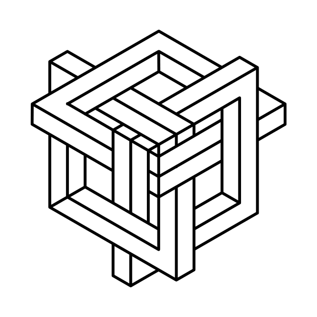 Impossible Shapes – Optical Illusion - Geometric Designs by info@dopositive.co.uk