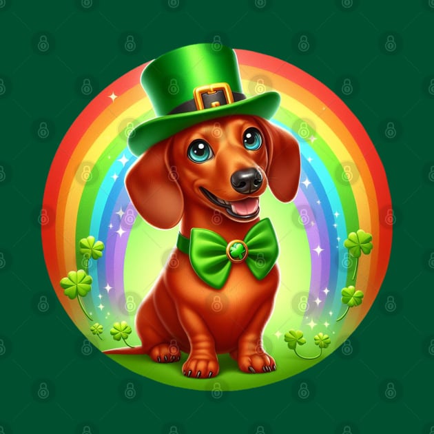 Lucky St Patrick's Dachshund by KarmicKal