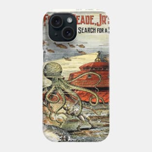 Search For A Sunken Island - Comic Book Cover Phone Case