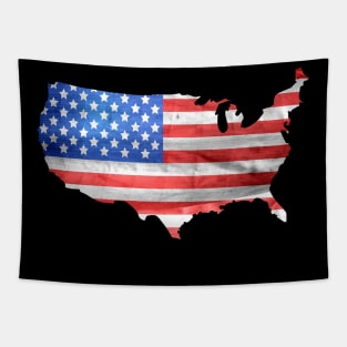 USA American Flag Patriotic For United States Merica Tapestry