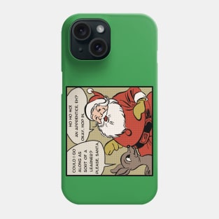 Santa Talks To a Reindeer Youth Phone Case
