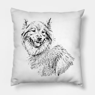 Eurasier - Line Art Pillow