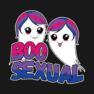 BooSexual Halloween Ghost BiSexual Cute Boo Ghosts Bi Sexual T-Shirt