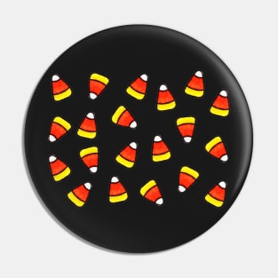 Candy Corn Pack and Pattern (Black) Pin