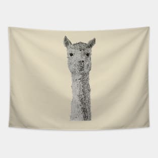 Dotwork Llama Art Print Tapestry