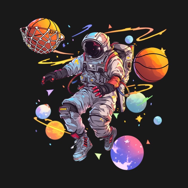 basketball astronaut by weirdesigns