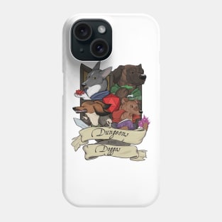 DnDoggos Emblem Full Color Phone Case