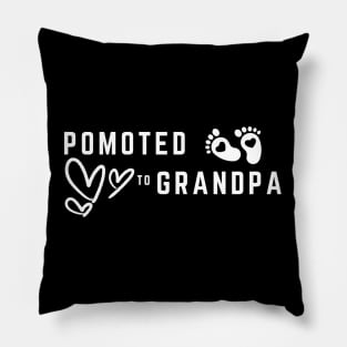 Promoted To Grandpa Pillow