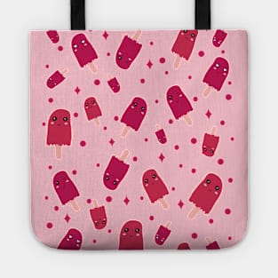 Raspberry sorbet Kawaii Sweet Raspberry Sorbet Time pattern Tote