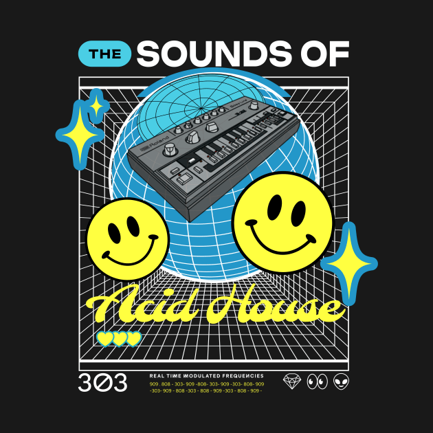 ACID HOUSE - The Sounds Of (white) by DISCOTHREADZ 