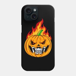 smiling pumpkin Phone Case