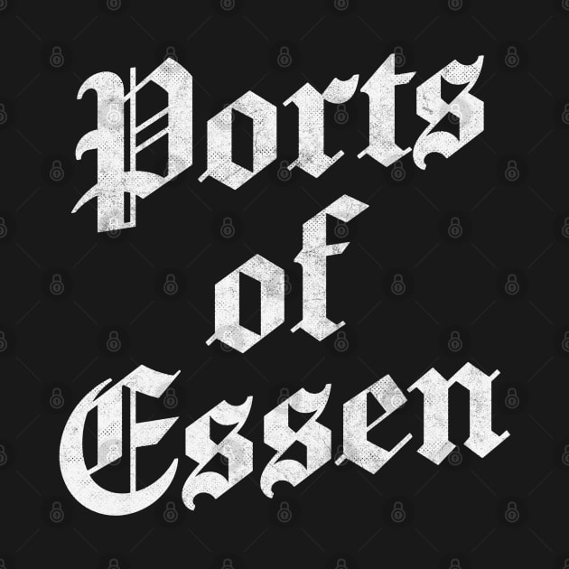 Ports Of Essen ///// IT Crowd Fan Art Design by DankFutura