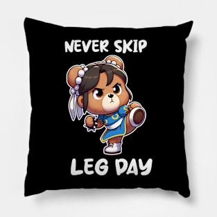 Fun Leg Routine Day Pillow